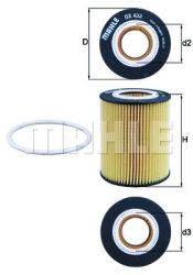 MAHLE Filtru ulei MAHLE OX 433D (OX 433D) - automobilus