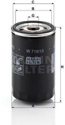 Mann-filter Filtru ulei MANN-FILTER W 719/13 - automobilus