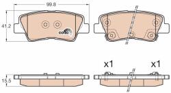 TRW set placute frana, frana disc TRW COTEC GDB3537 (GDB3537)