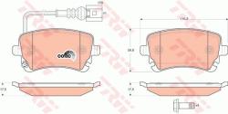 TRW set placute frana, frana disc TRW GDB1557 - automobilus