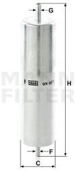 Mann-filter filtru combustibil MANN-FILTER WK 6011 - automobilus