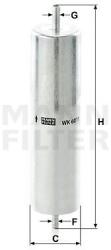Mann-filter filtru combustibil MANN-FILTER WK 6011 (WK 6011) - automobilus