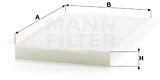 Mann-filter Filtru, aer habitaclu MANN-FILTER CU 3569 (CU 3569)