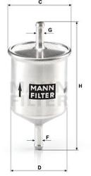 Mann-filter filtru combustibil MANN-FILTER WK 66 (WK 66) - automobilus