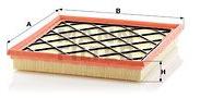 Mann-filter Filtru aer MANN-FILTER C 26 106 (C 26 106) - automobilus