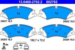 ATE set placute frana, frana disc ATE 13.0460-2762.2 (13.0460-2762.2)