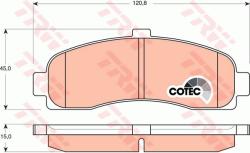TRW set placute frana, frana disc TRW COTEC GDB1059 (GDB1059)