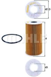 MAHLE Filtru ulei MAHLE OX 441D (OX 441D) - automobilus
