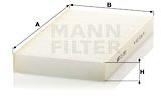 Mann-filter Filtru, aer habitaclu MANN-FILTER CU 2951 (CU 2951)