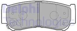 DELPHI set placute frana, frana disc DELPHI LP2049 - automobilus