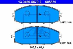 ATE set placute frana, frana disc ATE 13.0460-5879.2 (13.0460-5879.2)
