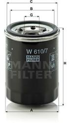 Mann-filter Filtru ulei MANN-FILTER W 610/7 - automobilus