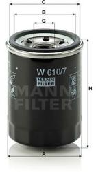 Mann-filter Filtru ulei MANN-FILTER W 610/7 (W 610/7) - automobilus