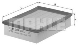MAHLE Filtru aer MAHLE LX 598 (LX 598)