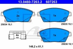 ATE set placute frana, frana disc ATE 13.0460-7263.2 (13.0460-7263.2)