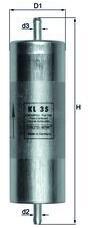 MAHLE filtru combustibil MAHLE KL 35 (KL 35) - automobilus