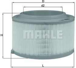 MAHLE Filtru aer MAHLE LX 3458 (LX 3458) - automobilus