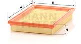 Mann-filter Filtru aer MANN-FILTER C 2851 (C 2851) - automobilus