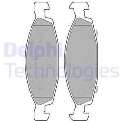 DELPHI set placute frana, frana disc DELPHI LP1557 (LP1557)