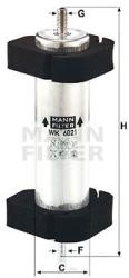 Mann-filter filtru combustibil MANN-FILTER WK 6021 (WK 6021) - automobilus