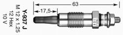 NGK Bujie incandescenta NGK D-Power 7503 (7503)
