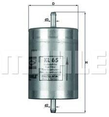 MAHLE filtru combustibil MAHLE KL 65 (KL 65) - automobilus