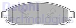 DELPHI set placute frana, frana disc DELPHI LP1931 - automobilus