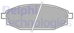 DELPHI set placute frana, frana disc DELPHI LP1665 (LP1665)