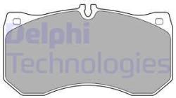DELPHI set placute frana, frana disc DELPHI LP2713 (LP2713)