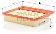 Mann-filter Filtru aer MANN-FILTER C 25 110-2 (C 25 110-2) - automobilus