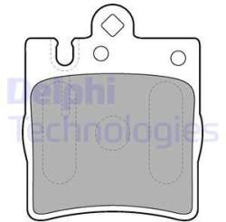 DELPHI set placute frana, frana disc DELPHI LP1618 (LP1618)