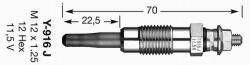 NGK Bujie incandescenta NGK 5906 - automobilus