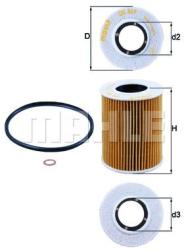 MAHLE Filtru ulei MAHLE OX 369D (OX 369D) - automobilus