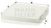 Mann-filter Filtru, aer habitaclu MANN-FILTER CU 23 009 (CU 23 009) - automobilus