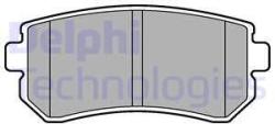 DELPHI set placute frana, frana disc DELPHI LP2303 (LP2303)