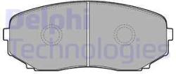 DELPHI set placute frana, frana disc DELPHI LP2098 (LP2098)