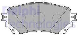 DELPHI set placute frana, frana disc DELPHI LP2487 (LP2487)