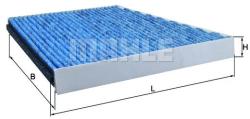 MAHLE Filtru, aer habitaclu MAHLE CareMetix® LAO 156 (LAO 156)