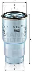 Mann-filter filtru combustibil MANN-FILTER WK 720/2 x (WK 720/2 x) - automobilus