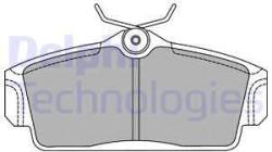 DELPHI set placute frana, frana disc DELPHI LP1435 (LP1435)