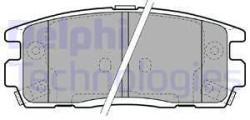 DELPHI set placute frana, frana disc DELPHI LP1988 (LP1988)