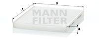Mann-filter Filtru, aer habitaclu MANN-FILTER CU 2026 (CU 2026)