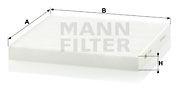 Mann-filter Filtru, aer habitaclu MANN-FILTER CU 2544 (CU 2544)