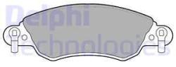 DELPHI set placute frana, frana disc DELPHI LP1656 (LP1656)
