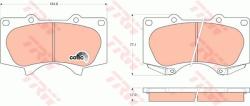 TRW set placute frana, frana disc TRW COTEC GDB3364 (GDB3364)
