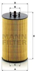 Mann-filter Filtru ulei MANN-FILTER HU 8012 z (HU 8012 z) - automobilus
