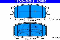 ATE set placute frana, frana disc ATE 13.0460-5855.2 (13.0460-5855.2)