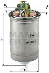 Mann-filter filtru combustibil MANN-FILTER WK 842/4 (WK 842/4) - automobilus