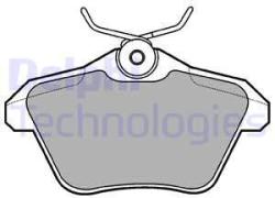 DELPHI set placute frana, frana disc DELPHI LP1018 (LP1018)