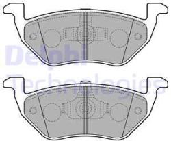 DELPHI set placute frana, frana disc DELPHI LP2158 (LP2158)